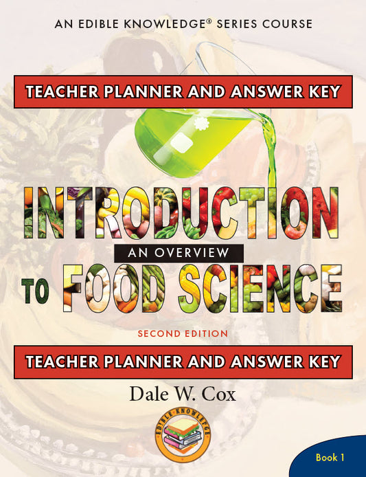 Introduction to Food Science: An Overview, 2nd Edition, Teacher Planner & Answer Key (print only)