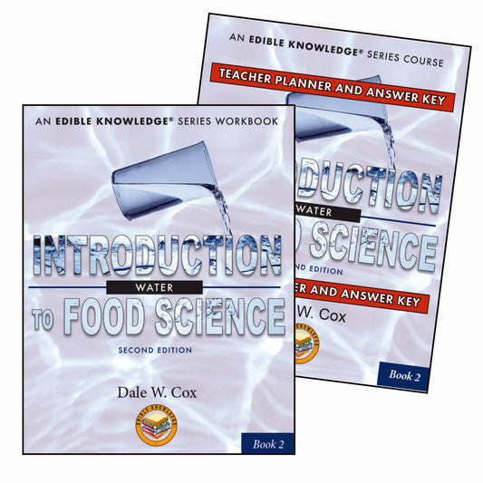 Intro to Food Science: Water Course/Teacher Planner, 2nd Edition, (print + teacher guide)